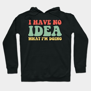 I Have No Idea What I'm Doing Humorous T-Shirt For Women Men Hoodie